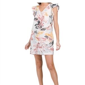 NWT New with Tags C&C California 100% Linen Floral Dress Size Large